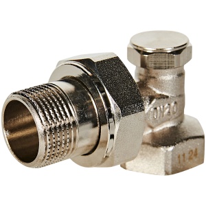 Клапан запорно-балансировочный ROMMER угловой 3/4"