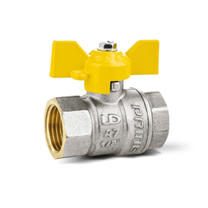 Кран шаровой для газа ВН/ВН 1 1/4" LD Pride бабочка