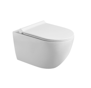 Унитаз безободковый, настенный с сиденьем с UF микролифтом, ADVANCED PLUMBING (TR002)