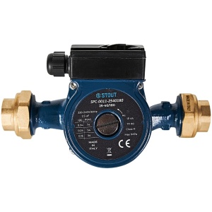 Насос циркуляционный STOUT 25/60-180 с латунными гайками