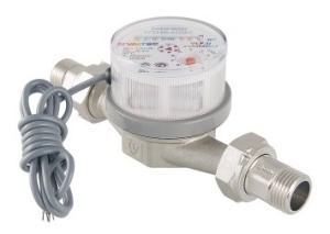 Водосчетчик универсальный с импульсным выходом 1/2", 80 мм VALTEC