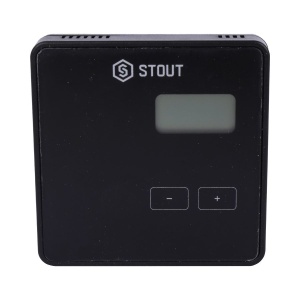 Беспроводной комнатный двухпозиционный регулятор ST-294v2, черный STOUT