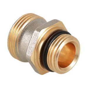 Ниппель для коллекторного блока, под расходомер VALTEC 1/2 х 3/4", "евроконус"