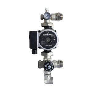 Насосно-смесительный узел с термостатическим клапаном, Grundfos UPSO 25-65 130 STOUT