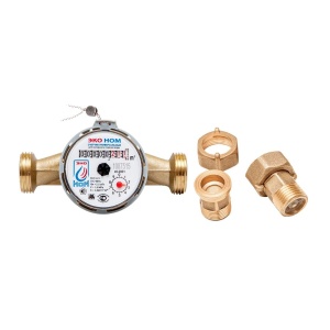 Счетчик воды "ЭКО НОМ" - СВ-20-130 (130мм) + присоед.