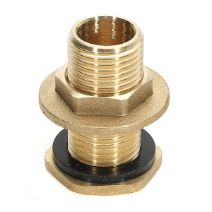 Латунный штуцер для бака 3/4"