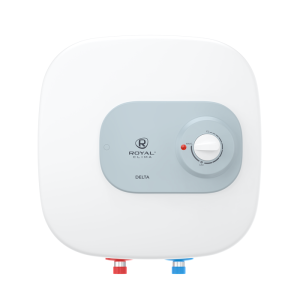 Настенный накопительный электрический водонагреватель Royal Clima DELTA RWH-D15-FE над раковиной