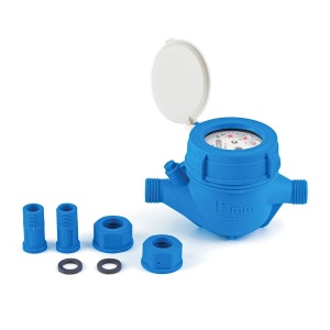 Мокроходный счетчик холодной воды WRC Ду-15 (160 мм), с пластиковым корпусом GROEN