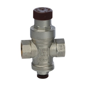 Редуктор давления STOUT 3/4" от 1 до 4 бар подсоединением для манометра 1/4"