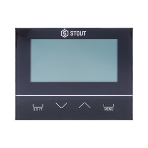 Беспроводной комнатный двухпозиционный регулятор ST-292v2, черный STOUT