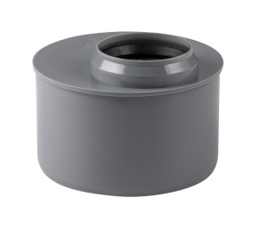 Редукция эксцентрическая (короткая) 110/50 серая "РТП" (36590)