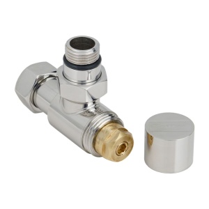 Вентиль угловой (под шестигранник) G 1/2" н.р. х G 3/4" н.г. Сунержа 