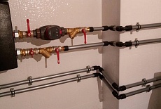 Монтаж труб отопления