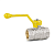 Кран шаровой для газа ВН/ВН 3/4" LD Pride рычаг