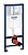 Инсталляция для унитаза GROHE Rapid SL 3 в 1 в сборе, с панелью Skate Cosmopolitan