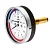 Термоманометр аксиальный РОСМА ТМТБ-31 1/2" 80 мм, 0-16 бар., 0-120C, шток L-46 мм, кл. 2,5